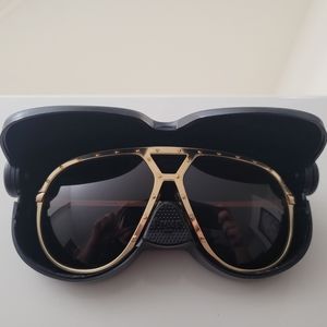 Alpina sunglasses m1 rare double gold frame 80s
